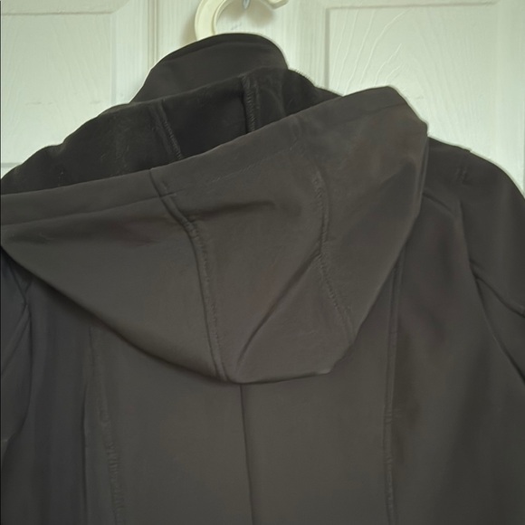 Black Hooded Women's Jacket - Picture 7 of 10